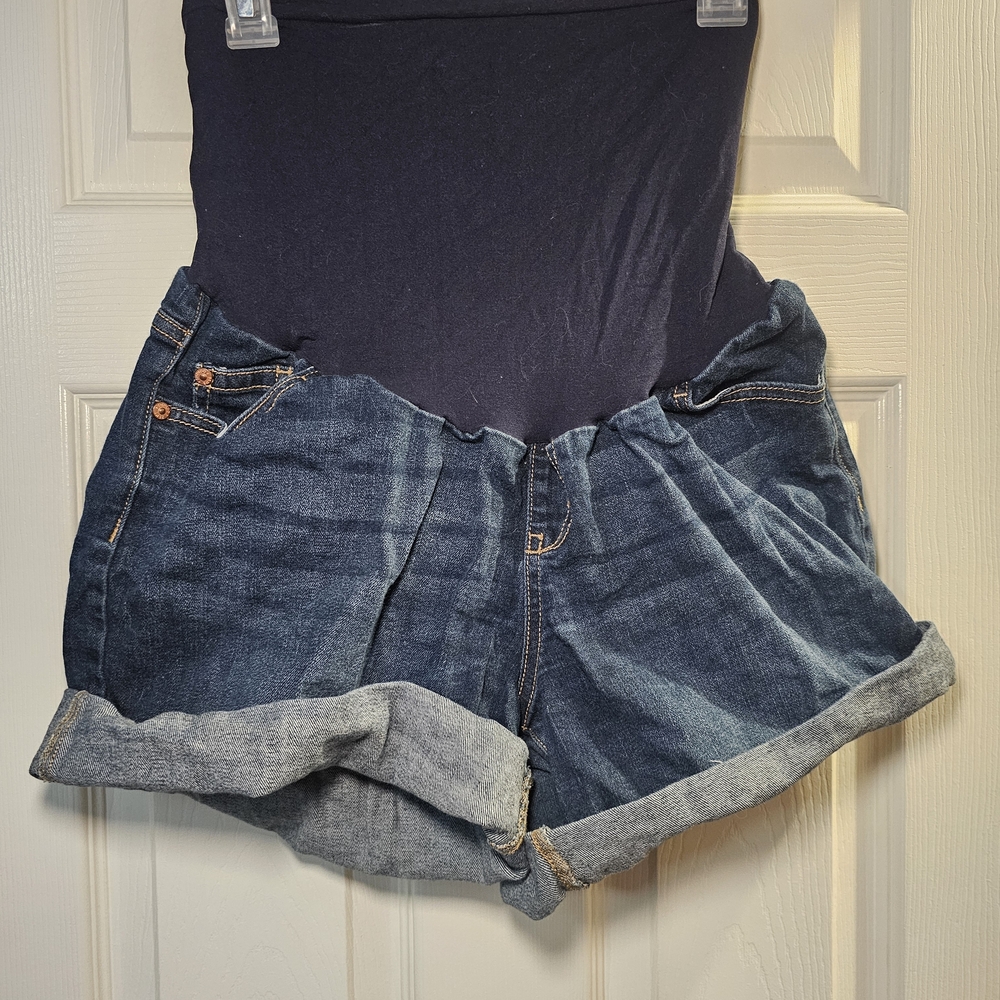 Indigo Blue Women's Jean Shorts - Dark Blue